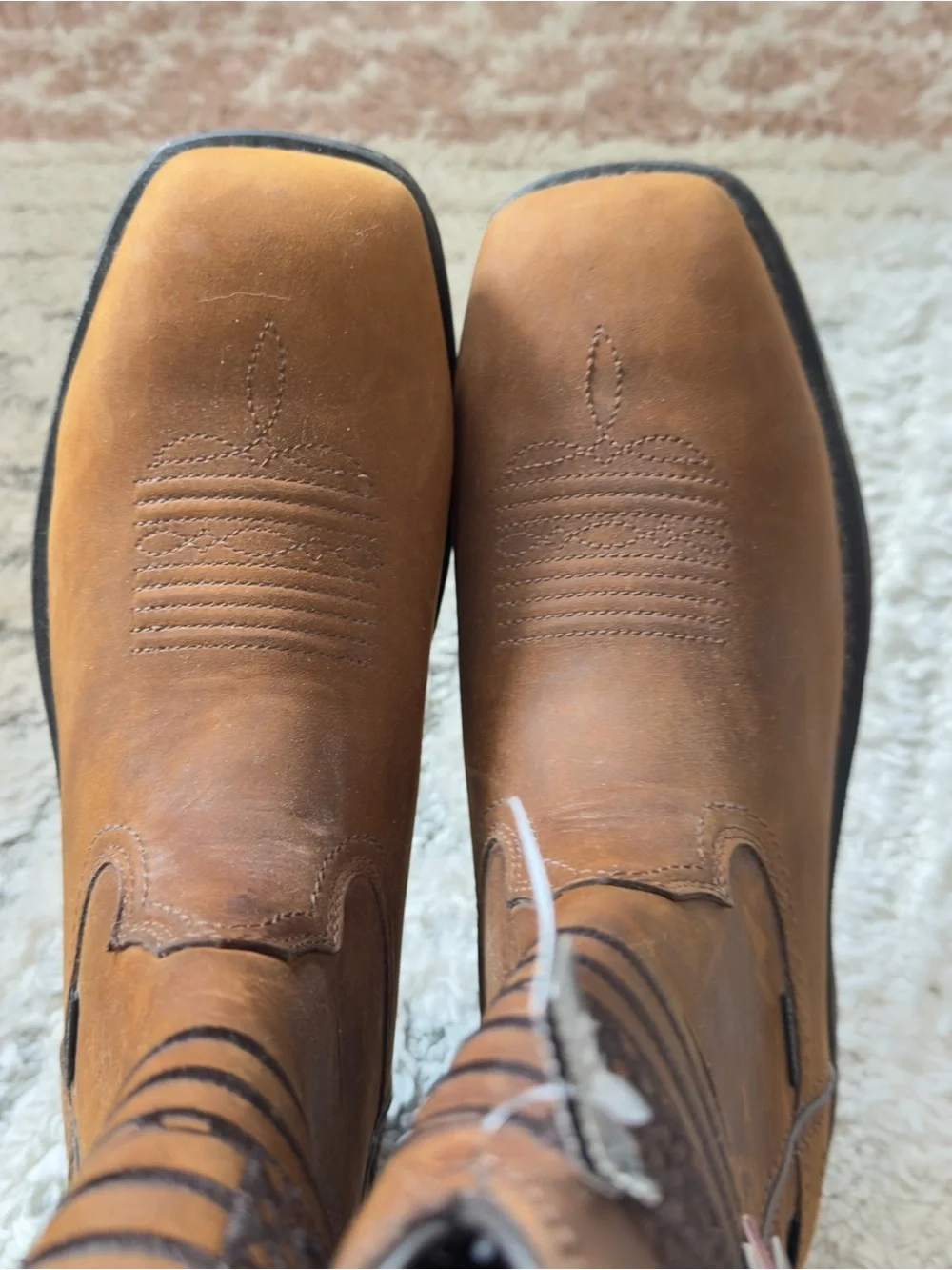 NWT - Ariat Men’s Brown Pull-On Work Boot with Carbon Toe